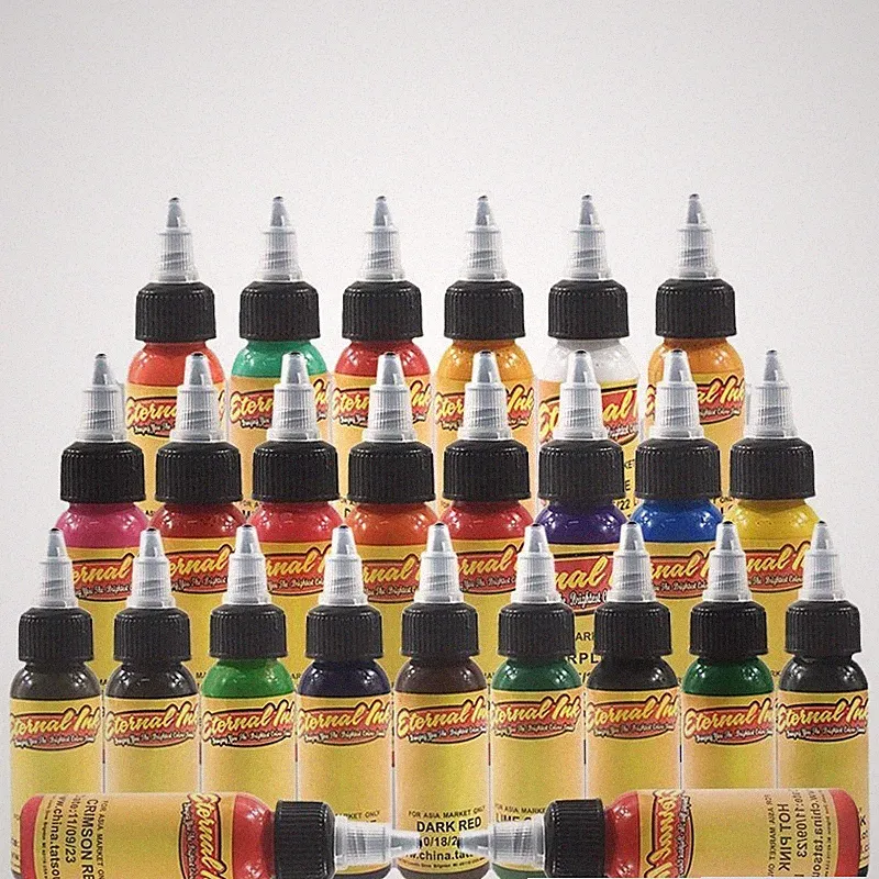 100% Authentic Eternal Ink 50 Color Set 1oz 30ml Bottles Free Shipping